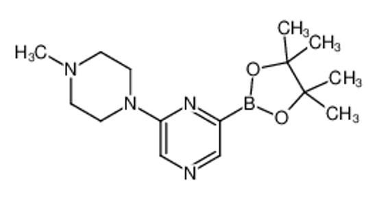 Picture of 2-(4-methylpiperazin-1-yl)-6-(4,4,5,5-tetramethyl-1,3,2-dioxaborolan-2-yl)pyrazine