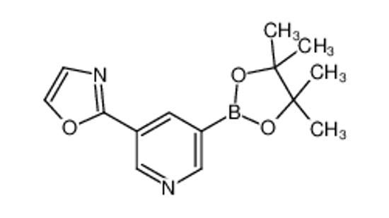 Imagem de 2-[5-(4,4,5,5-tetramethyl-1,3,2-dioxaborolan-2-yl)pyridin-3-yl]-1,3-oxazole