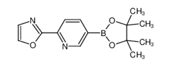 Picture of 2-[5-(4,4,5,5-tetramethyl-1,3,2-dioxaborolan-2-yl)pyridin-2-yl]-1,3-oxazole