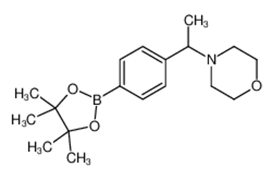 Picture of 4-[1-[4-(4,4,5,5-tetramethyl-1,3,2-dioxaborolan-2-yl)phenyl]ethyl]morpholine