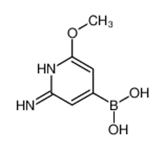 Picture of (2-amino-6-methoxypyridin-4-yl)boronic acid