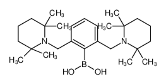 Picture of [2,6-bis[(2,2,6,6-tetramethylpiperidin-1-yl)methyl]phenyl]boronic acid