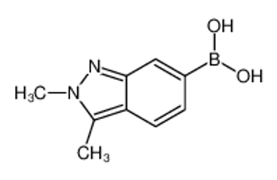 Picture of (2,3-dimethylindazol-6-yl)boronic acid