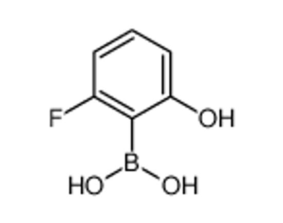 Picture of (2-fluoro-6-hydroxyphenyl)boronic acid