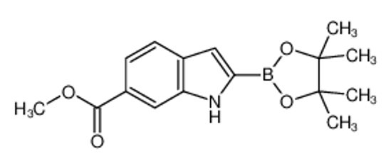 Picture of methyl 2-(4,4,5,5-tetramethyl-1,3,2-dioxaborolan-2-yl)-1H-indole-6-carboxylate