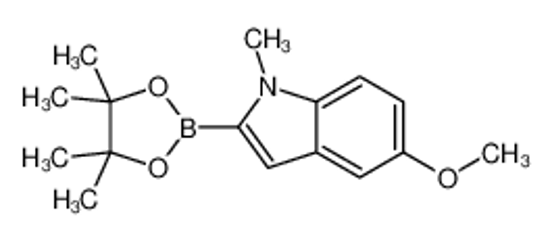 Picture of 5-methoxy-1-methyl-2-(4,4,5,5-tetramethyl-1,3,2-dioxaborolan-2-yl)indole