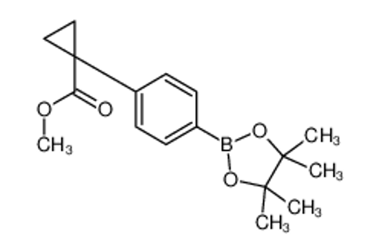 Изображение methyl 1-[4-(4,4,5,5-tetramethyl-1,3,2-dioxaborolan-2-yl)phenyl]cyclopropane-1-carboxylate