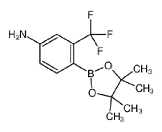 Picture of 4-(4,4,5,5-tetramethyl-1,3,2-dioxaborolan-2-yl)-3-(trifluoromethyl)aniline