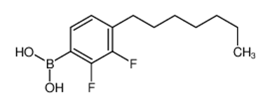 Picture of (2,3-difluoro-4-heptylphenyl)boronic acid