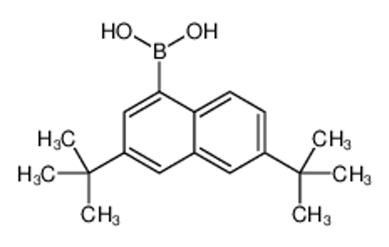 Picture of (3,6-ditert-butylnaphthalen-1-yl)boronic acid