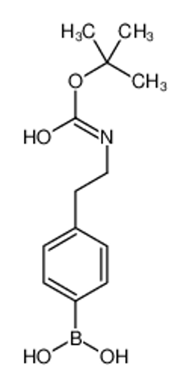 Imagem de [4-[2-[(2-methylpropan-2-yl)oxycarbonylamino]ethyl]phenyl]boronic acid