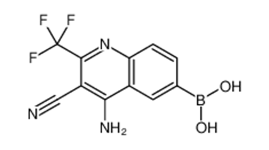 Picture of [4-amino-3-cyano-2-(trifluoromethyl)quinolin-6-yl]boronic acid