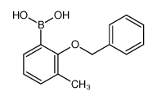 Picture of (3-methyl-2-phenylmethoxyphenyl)boronic acid