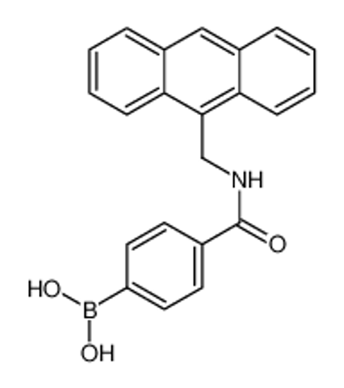 Picture of [4-(anthracen-9-ylmethylcarbamoyl)phenyl]boronic acid