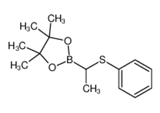 Imagem de 4,4,5,5-tetramethyl-2-(1-phenylsulfanylethyl)-1,3,2-dioxaborolane