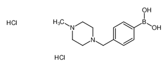 Picture of [4-[(4-methylpiperazin-1-yl)methyl]phenyl]boronic acid,dihydrochloride