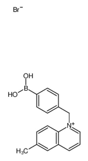 Picture of [4-[(6-methylquinolin-1-ium-1-yl)methyl]phenyl]boronic acid,bromide