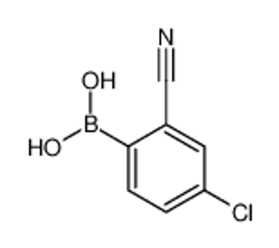 Picture of (4-chloro-2-cyanophenyl)boronic acid