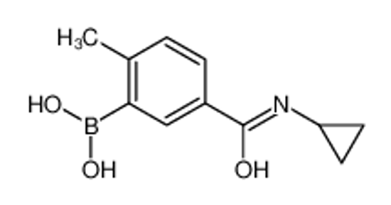 Picture of [5-(cyclopropylcarbamoyl)-2-methylphenyl]boronic acid