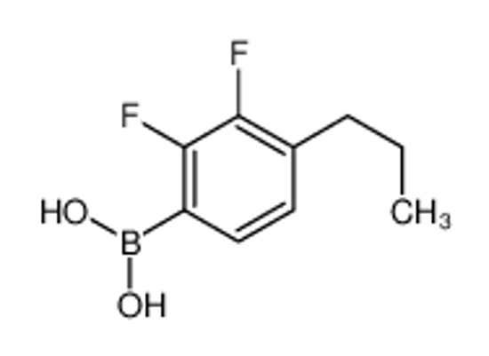 Picture of (2,3-difluoro-4-propylphenyl)boronic acid