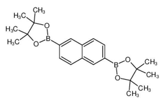 Picture of 4,4,5,5-tetramethyl-2-[6-(4,4,5,5-tetramethyl-1,3,2-dioxaborolan-2-yl)naphthalen-2-yl]-1,3,2-dioxaborolane