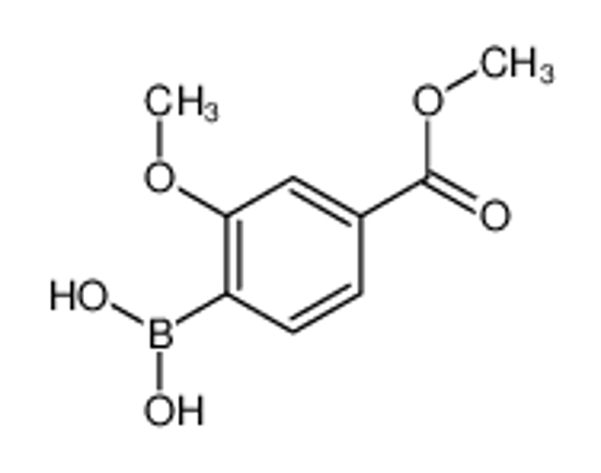Picture of (2-methoxy-4-methoxycarbonylphenyl)boronic acid