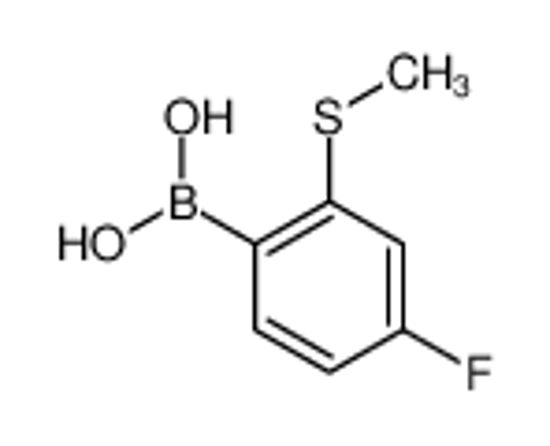 Picture of (4-fluoro-2-methylsulfanylphenyl)boronic acid