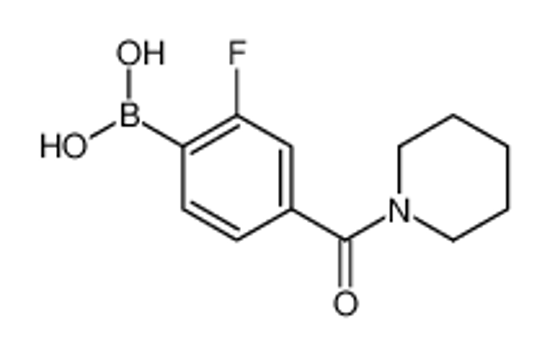 Изображение [2-fluoro-4-(piperidine-1-carbonyl)phenyl]boronic acid