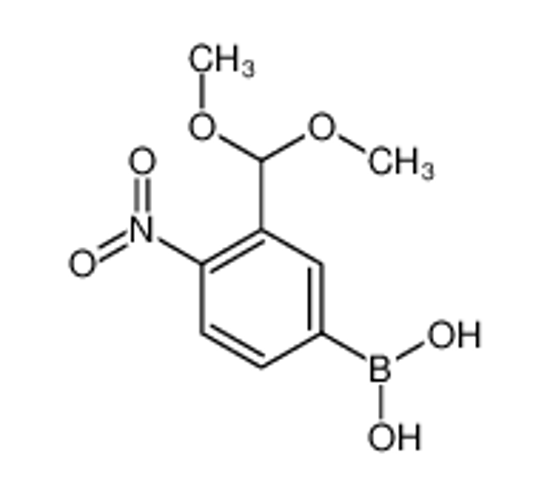 Picture of [3-(dimethoxymethyl)-4-nitrophenyl]boronic acid