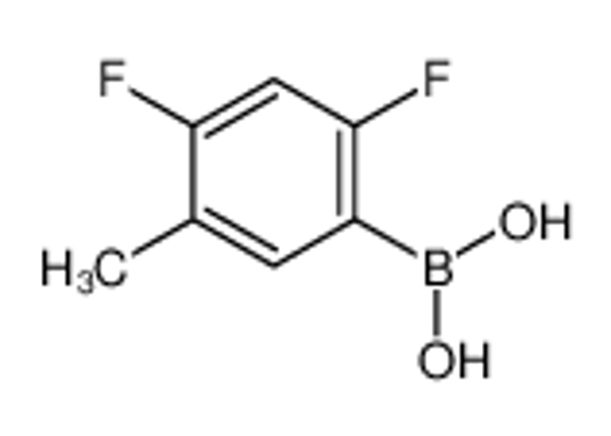 Picture of (2,4-difluoro-5-methylphenyl)boronic acid