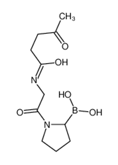 Imagem de [1-[2-(4-oxopentanoylamino)acetyl]pyrrolidin-2-yl]boronic acid