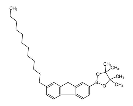 Изображение 2-(7-dodecyl-9H-fluoren-2-yl)-4,4,5,5-tetramethyl-1,3,2-dioxaborolane