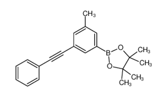 Picture of 4,4,5,5-tetramethyl-2-[3-methyl-5-(2-phenylethynyl)phenyl]-1,3,2-dioxaborolane