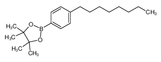 Picture of 4,4,5,5-tetramethyl-2-(4-octylphenyl)-1,3,2-dioxaborolane
