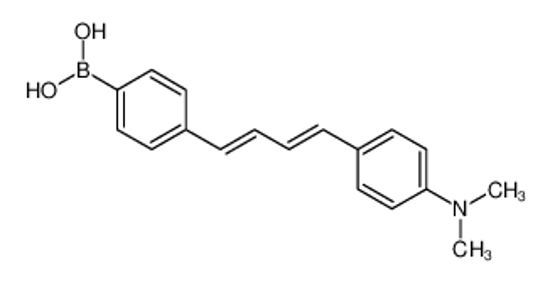 Picture of [4-[4-[4-(dimethylamino)phenyl]buta-1,3-dienyl]phenyl]boronic acid