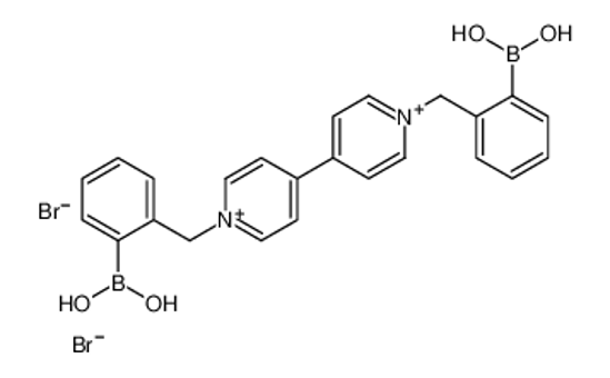 Picture of [2-[[4-[1-[(2-boronophenyl)methyl]pyridin-1-ium-4-yl]pyridin-1-ium-1-yl]methyl]phenyl]boronic acid,dibromide