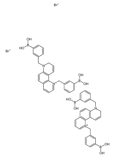 Picture of [3-[[1-[(3-boronophenyl)methyl]-8H-1,7-phenanthrolin-1-ium-7-yl]methyl]phenyl]boronic acid,dibromide