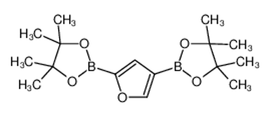 Изображение 4,4,5,5-tetramethyl-2-[4-(4,4,5,5-tetramethyl-1,3,2-dioxaborolan-2-yl)furan-2-yl]-1,3,2-dioxaborolane