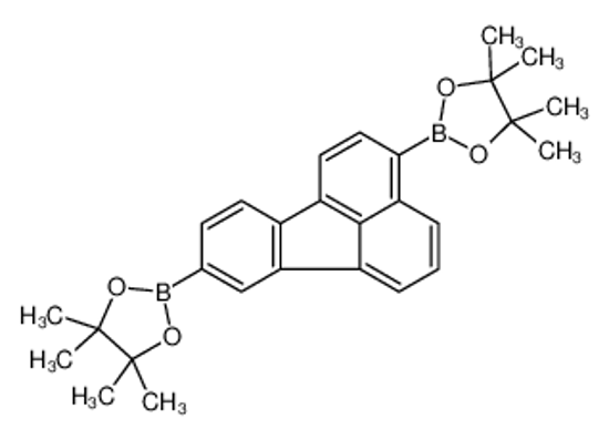 Picture of 4,4,5,5-tetramethyl-2-[3-(4,4,5,5-tetramethyl-1,3,2-dioxaborolan-2-yl)fluoranthen-8-yl]-1,3,2-dioxaborolane