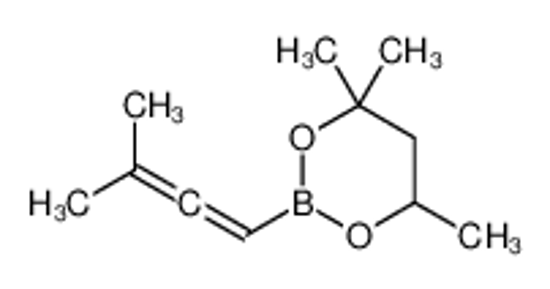 Изображение 4,4,6-trimethyl-2-(3-methylbuta-1,2-dienyl)-1,3,2-dioxaborinane