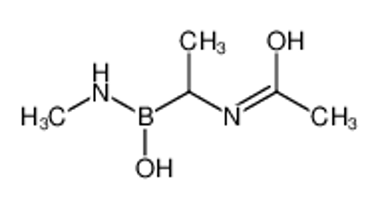 Picture of 1-acetamidoethyl-N-methylboronamidic acid