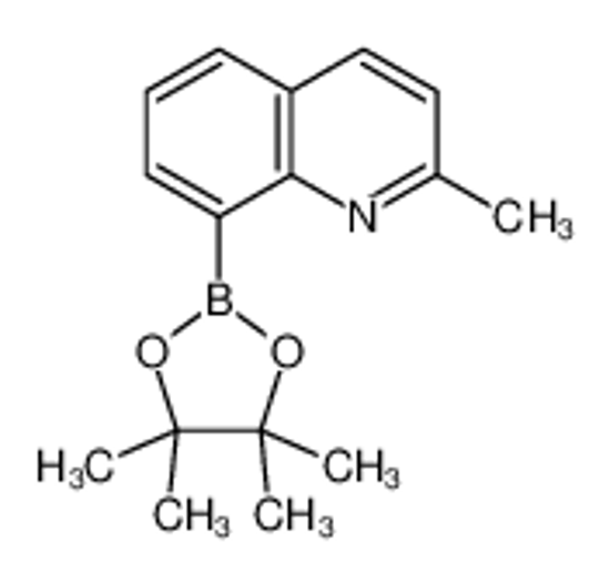 Imagem de 2-methyl-8-(4,4,5,5-tetramethyl-1,3,2-dioxaborolan-2-yl)quinoline