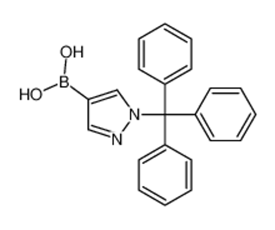 Picture of (1-tritylpyrazol-4-yl)boronic acid