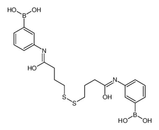 Picture of [3-[4-[[4-(3-boronoanilino)-4-oxobutyl]disulfanyl]butanoylamino]phenyl]boronic acid