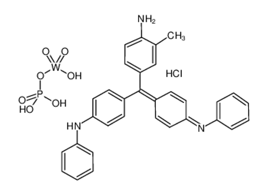 Picture of 4-[(4-anilinophenyl)-(4-phenyliminocyclohexa-2,5-dien-1-ylidene)methyl]-2-methylaniline,hydrochloride