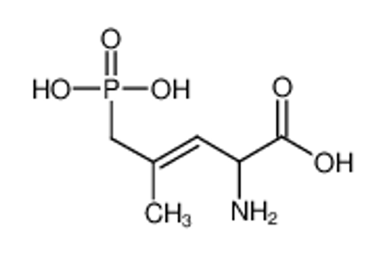 Picture of D-(E)-2-amino-4-methyl-5-phosphono-3-pentenoic acid