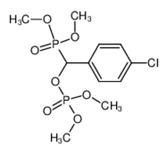 Picture of [(4-chlorophenyl)-dimethoxyphosphorylmethyl] dimethyl phosphate