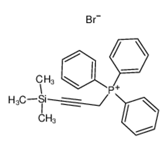 Picture of (3-TRIMETHYLSILYL-2-PROPYNYL)TRIPHENYLPHOSPHONIUM BROMIDE