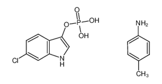 Picture of 6-CHLORO-3-INDOLYL PHOSPHATE P-TOLUIDINE SALT