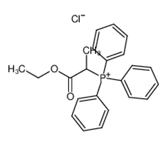 Изображение (1-ethoxy-1-oxopropan-2-yl)-triphenylphosphanium,chloride